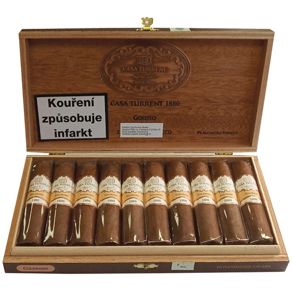 Casa Turrent 1880 Colorado Gordito 10/K