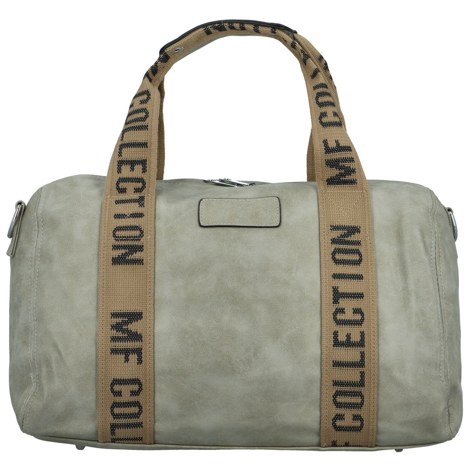 Stylová cestovní dámská koženková taška Morfeus, šedá