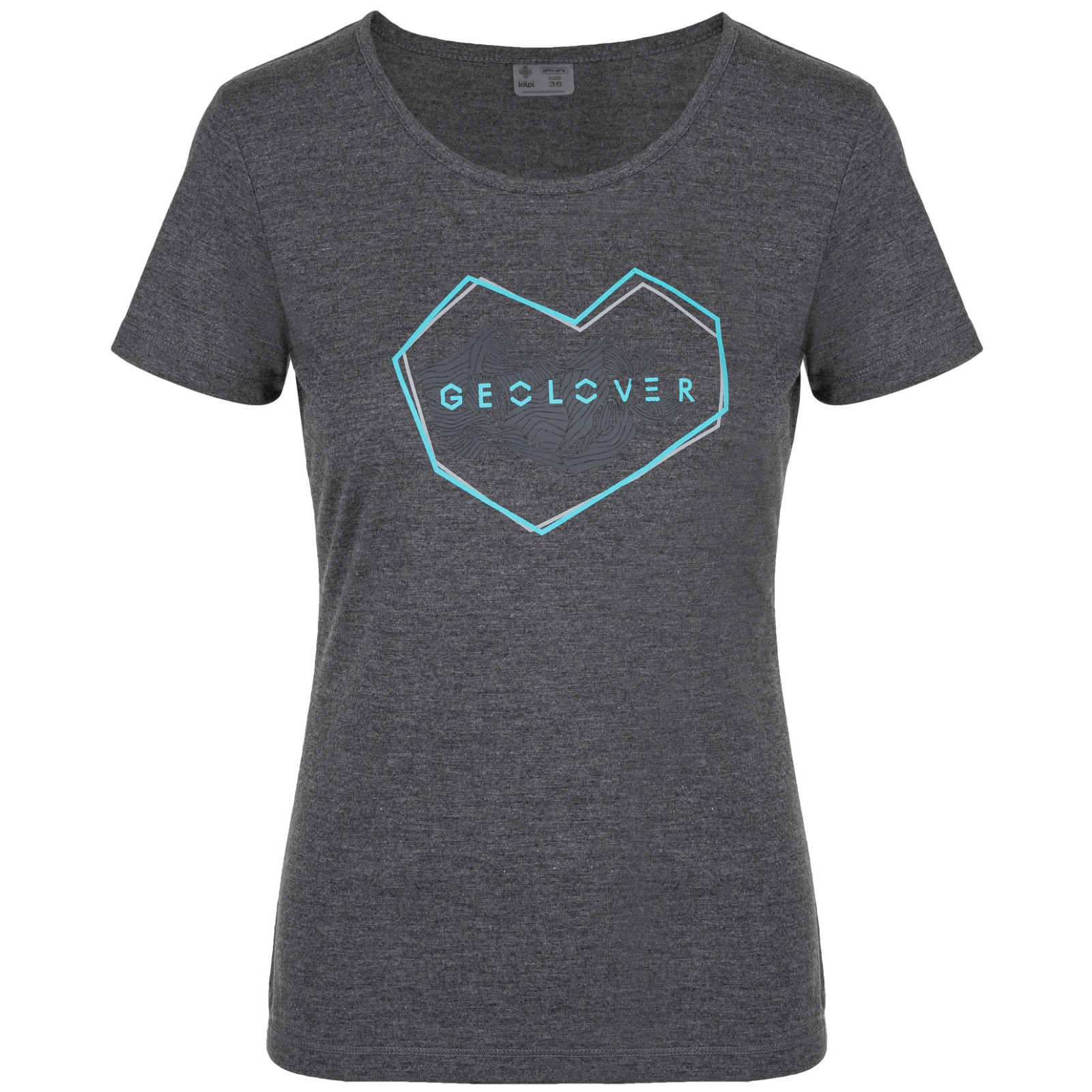 Dámské triko Kilpi Garove-W Velikost: L / Barva: šedá