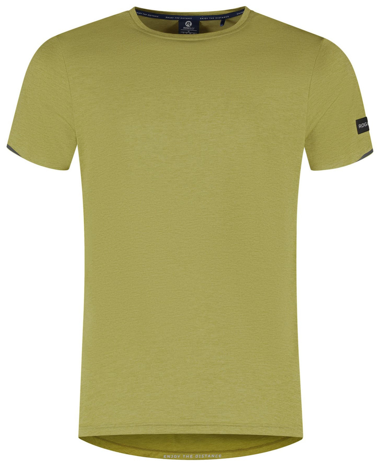 Sportovní tričko Rogelli DISTANCE pro zvýšený odvod potu, zelené 2XL