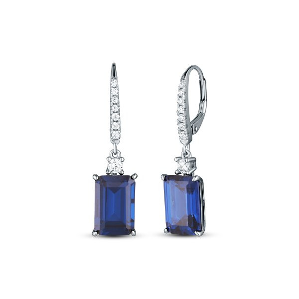 Náušnice se syntetickými kameny 136-391-TM0765-0000