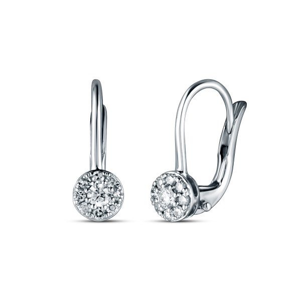 Náušnice s brilianty 334-436-059758 1.40g