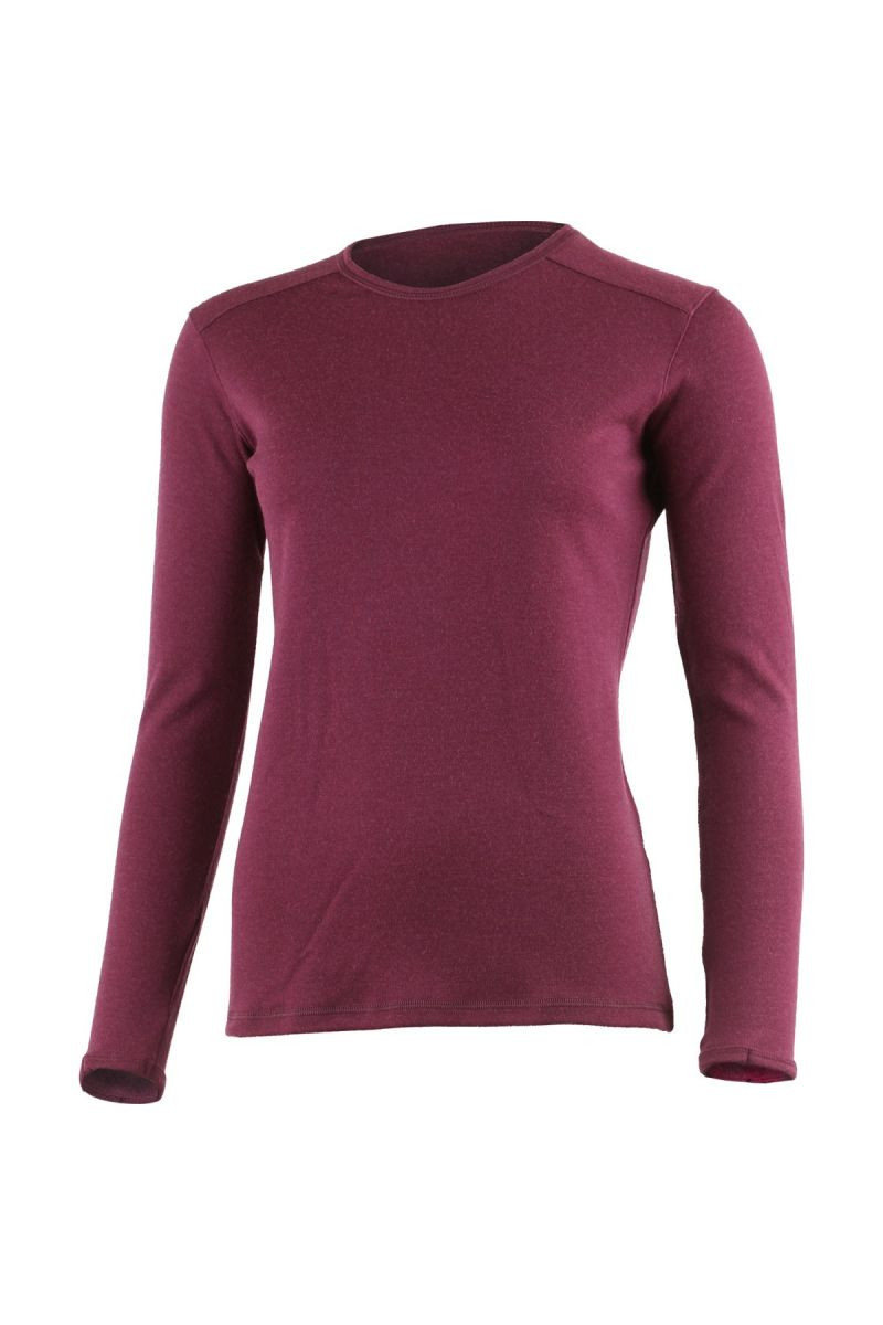 Lasting BELA 3838 dámská merino mikina vínová Velikost: L 8595067874708