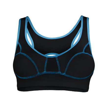 SENSOR LISSA podprsenka černá/modrá Velikost: 70B 8595233884661