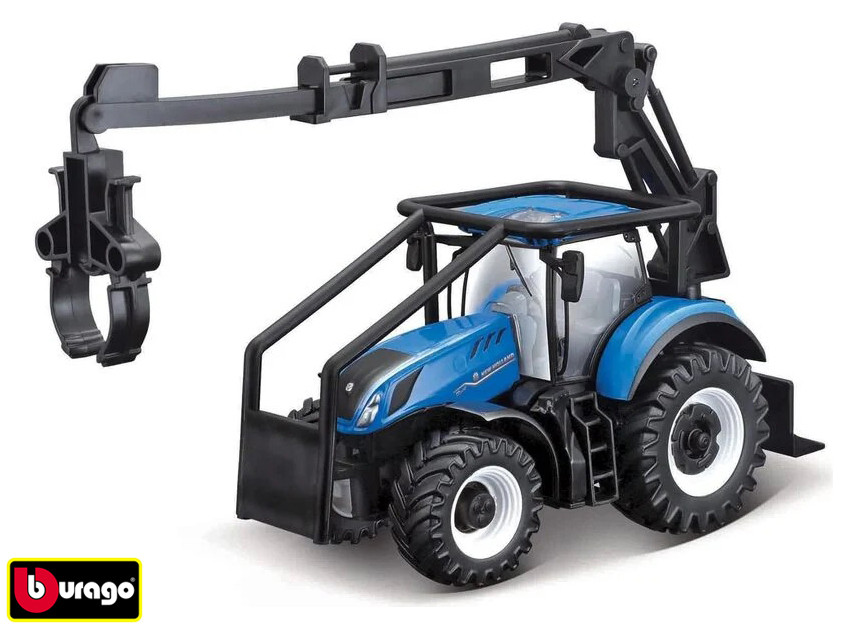 Bburago  Farm Traktor 10cm New Holland T7.315 HD - lesní traktor
