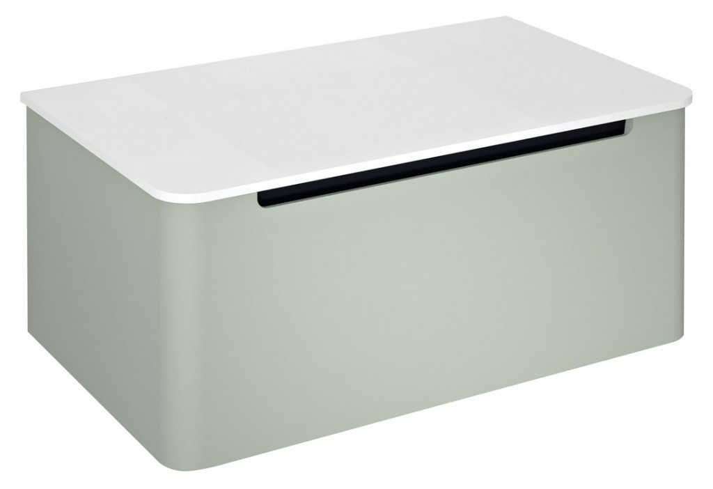 SAPHO KERALA umyvadlová skříňka 80x35x47,5cm, 1x zásuvka, verde KR080-4444