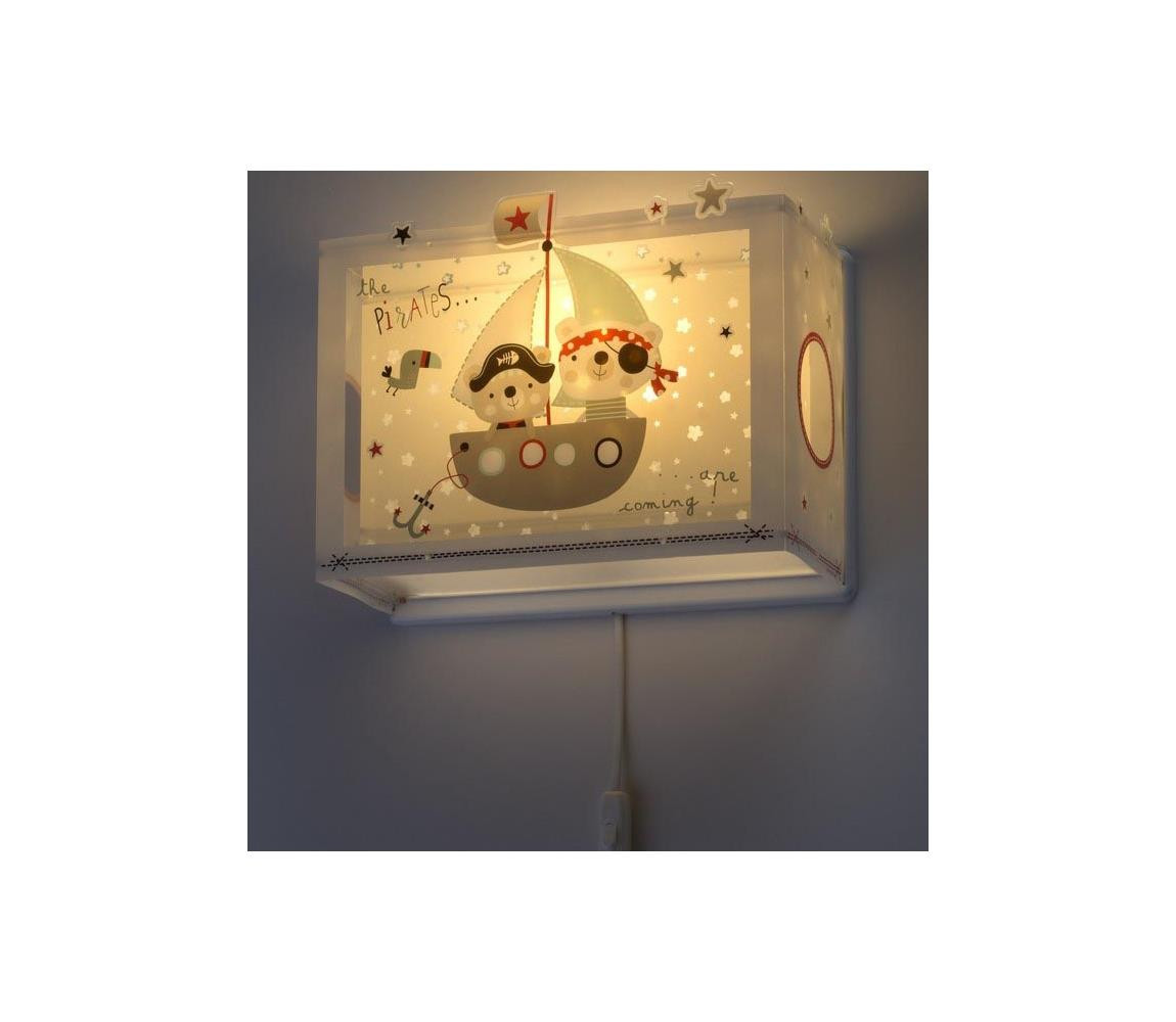 Dalber Dalber D-74558 - Dětské nástěnné svítidlo PIRATES 1xE27/60W/230V