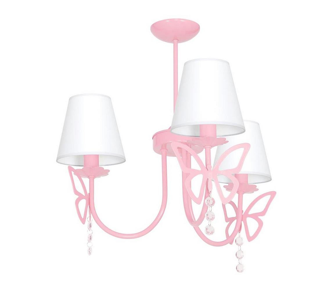 Dětský lustr na tyči CHARLOTTE 3xE14/40W/230V