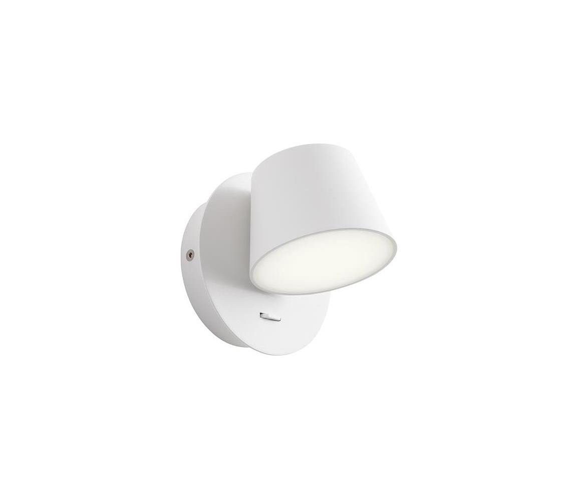 Redo Redo 01-1738 - LED Nástěnné svítidlo SHAKER LED/6W/230V bílá