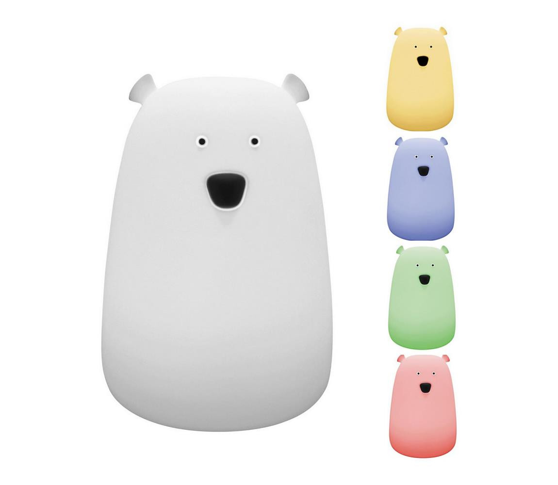 Rabalux Rabalux 5409 - LED RGB Dětská lampička BALOO LED/0,4W/5V medvěd