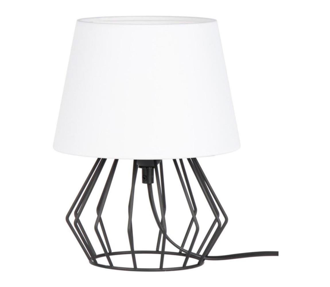7667104 - Stolní lampa MANGOO 1xE27/40W/230V bílá/černá