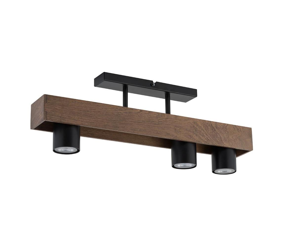 Přisazený lustr COCO 3xGU10/25W/230V dřevo