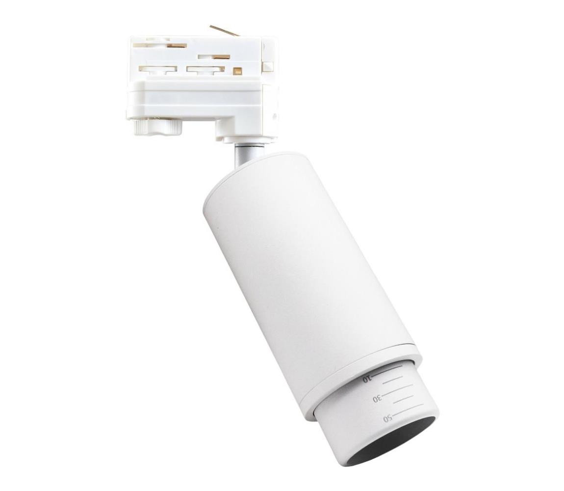 Bodové svítidlo do 3-fázového lištového systému MICA 1xGU10/25W/230V bílá