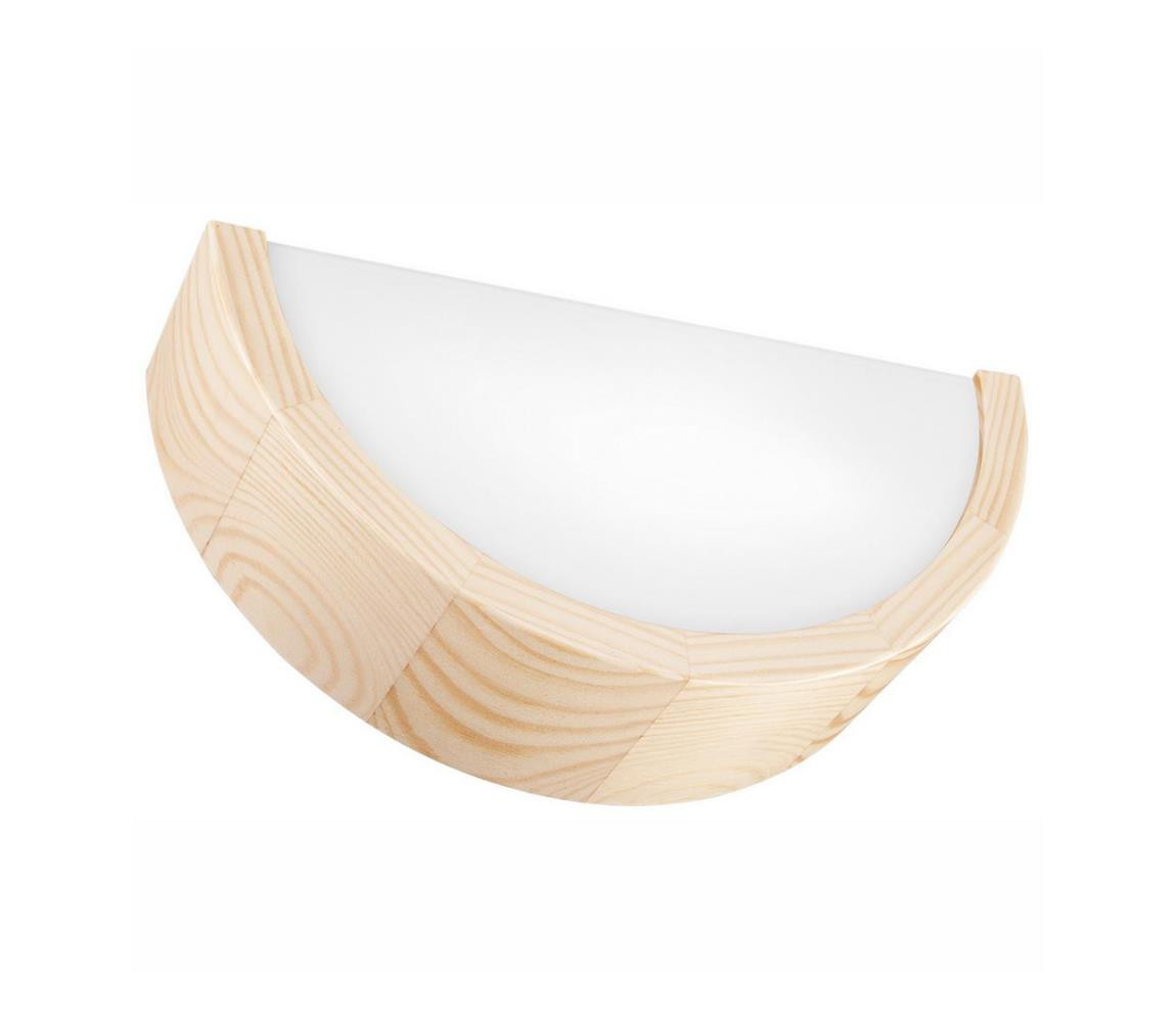 Nástěnné svítidlo EVELINA 1xE27/60W/230V borovice