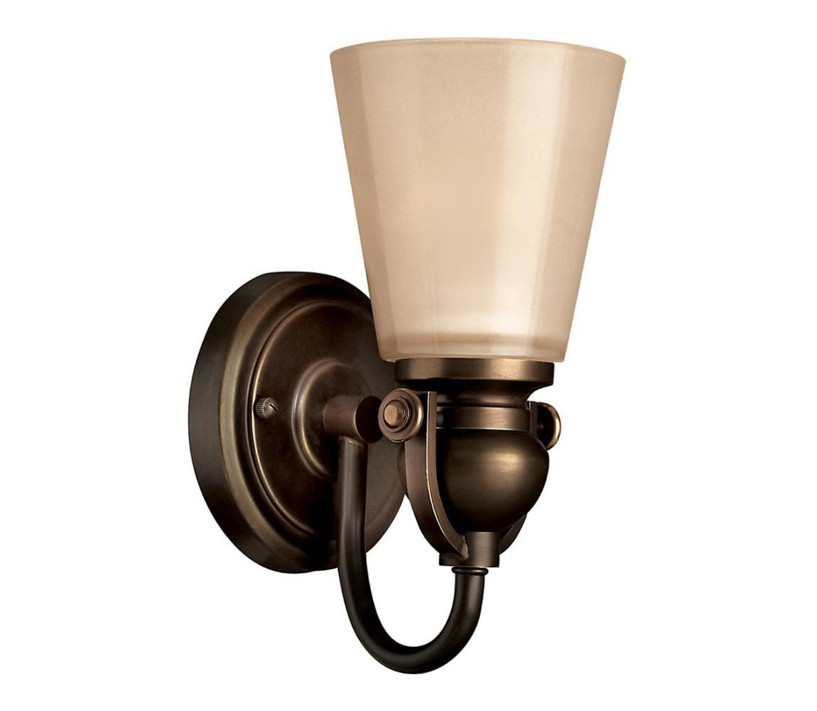Elstead Hinkley HK-MAYFLOWER1 - Nástěnné svítidlo MAYFLOWER 1xE27/100W/230V bronz