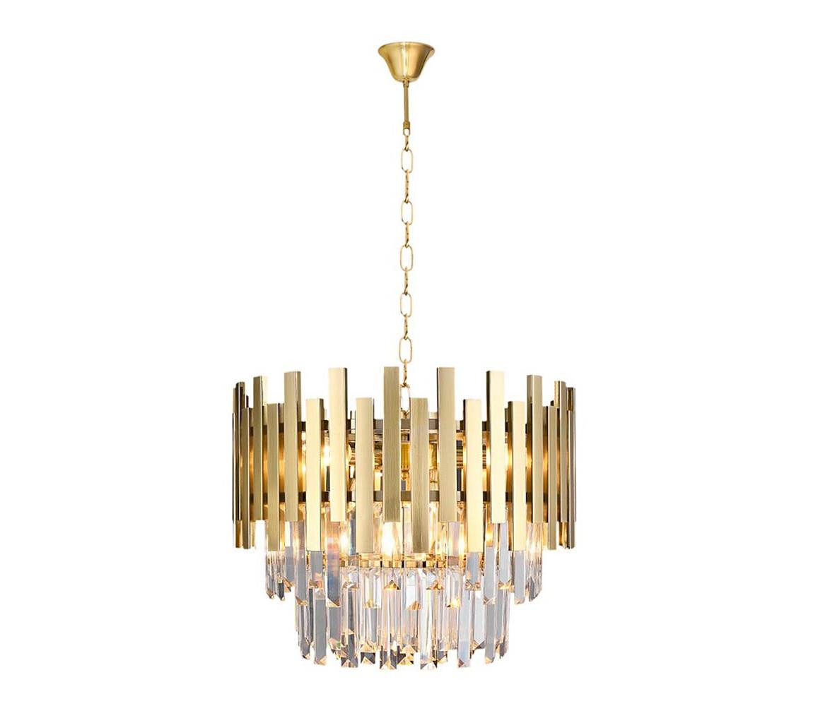 Lustr na řetězu ASPEN GOLD 6xE14/40W/230V