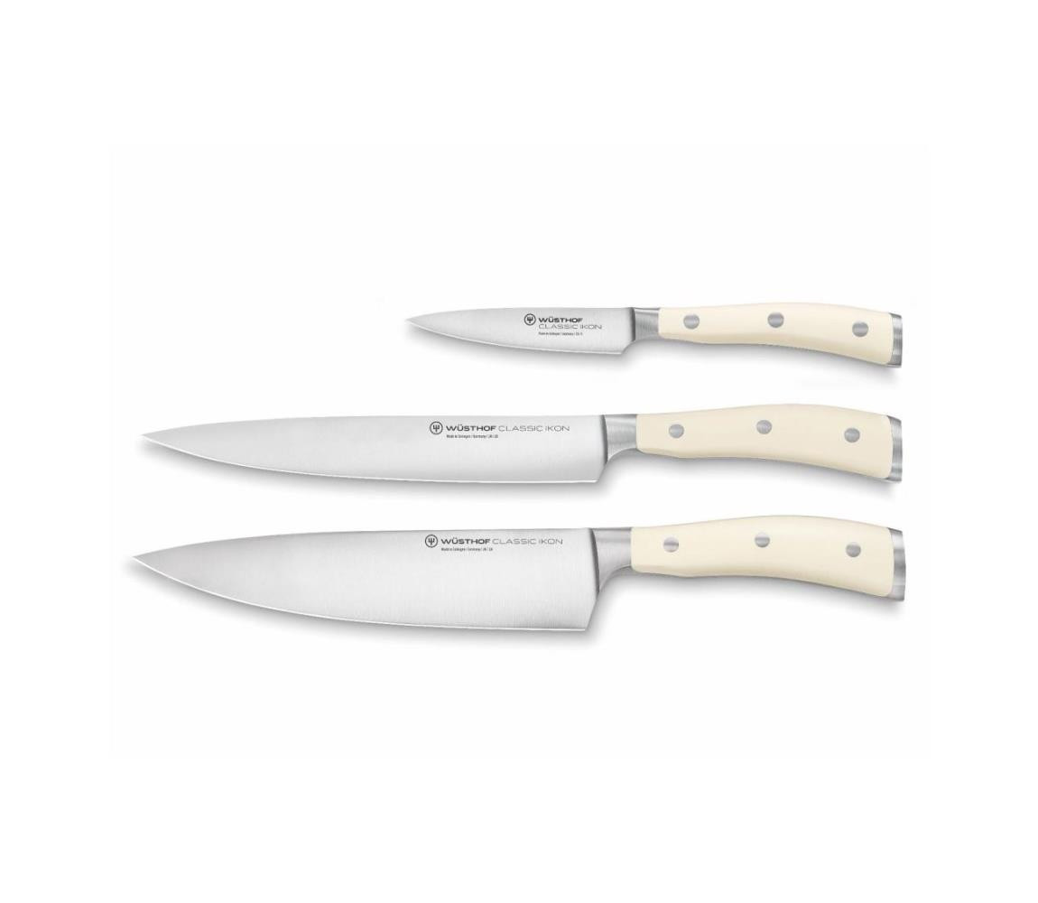 Wüsthof classic Ikon Creme sada kuchyňských nožů 3ks