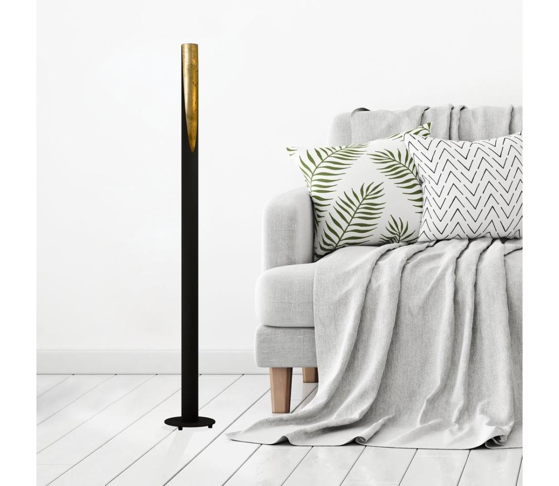 Eglo Eglo 97584 - LED Stojací lampa BARBOTTO 1xGU10/4,5W/230V černá