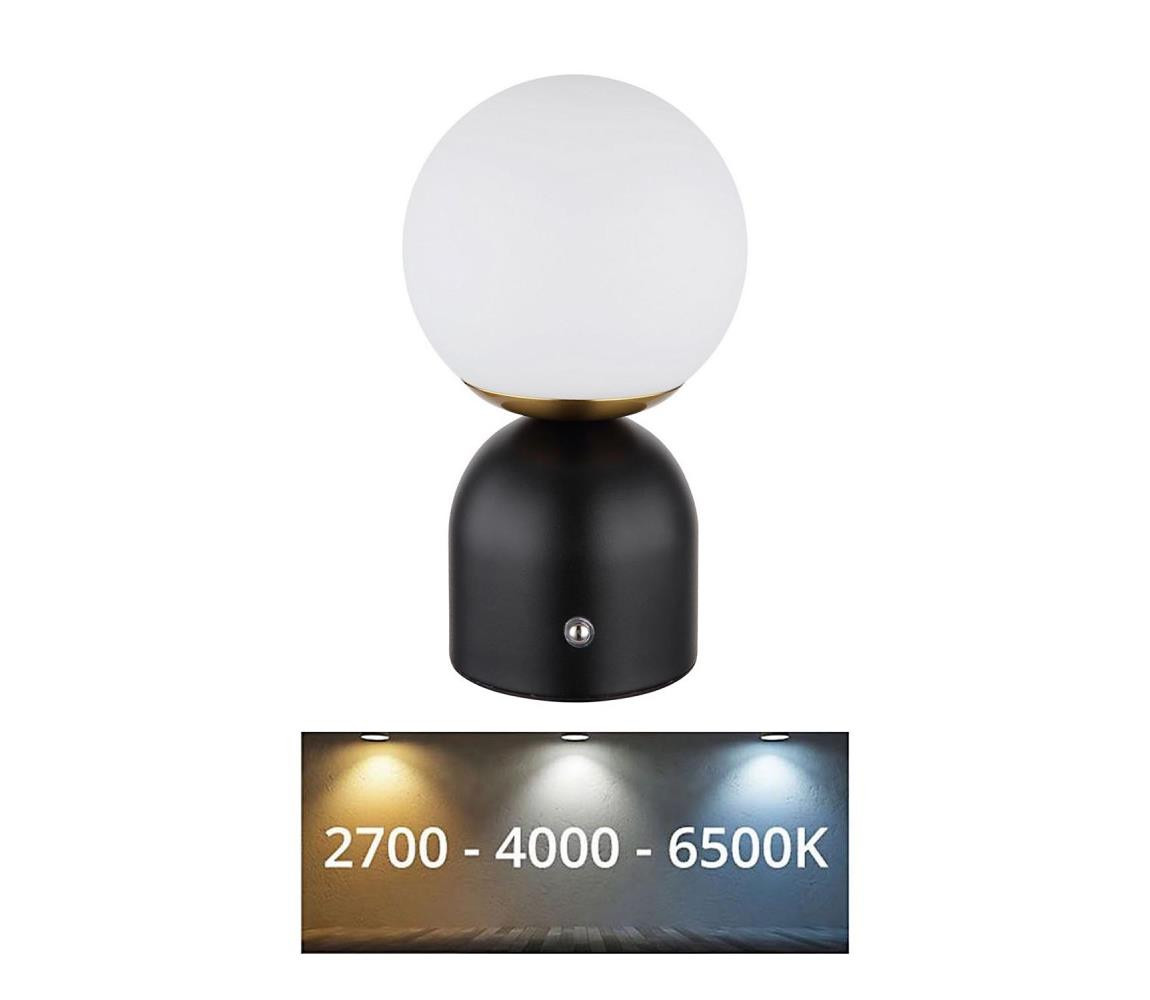 Globo Globo 21006S - LED Stmívatelná dotyková stolní lampa JULSY LED/2,5W/3,7V černá
