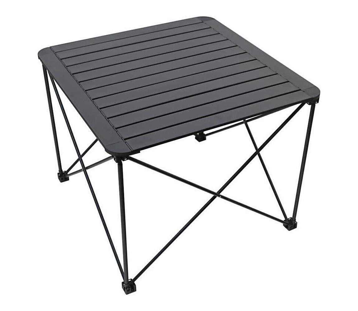 Skládací kempingový stůl 70x70cm antracit