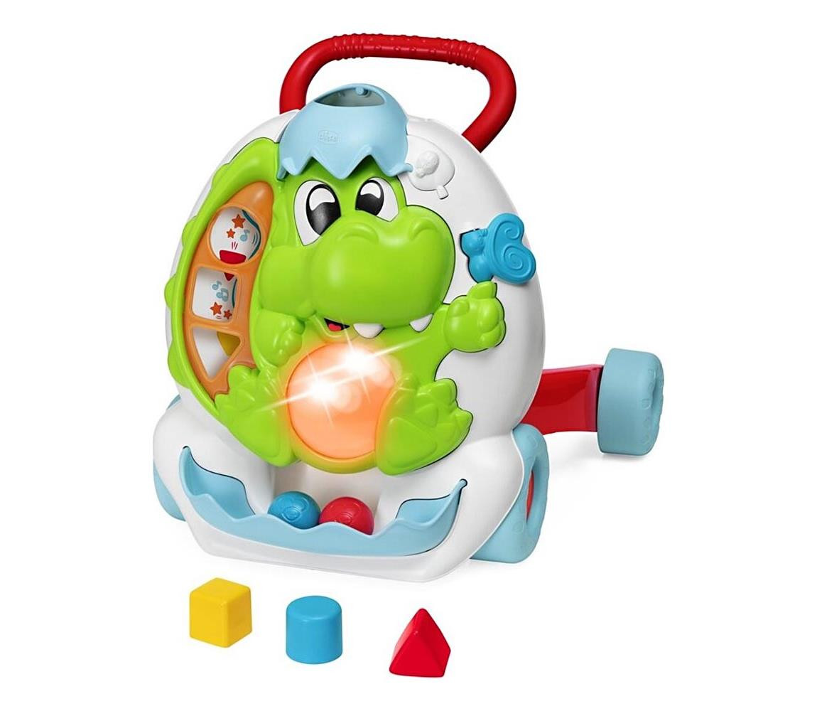 Chicco Chodítko s aktivitami a zvukem 2v1 Dino