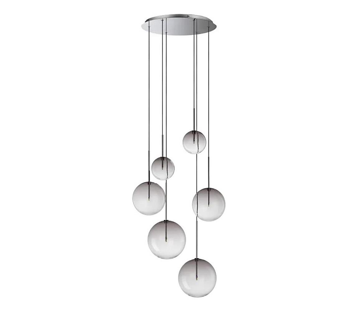 Ideal Lux Ideal Lux - LED Lustr na lanku EQUINOXE 6xG4/2W/230V pr. 65 cm chrom/kouřová