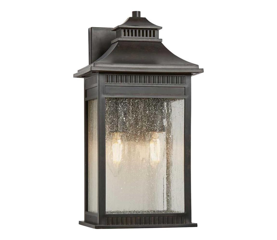 Elstead Quoizel QZ-LIVINGSTON2-M - Venkovní svítidlo LIVINGSTON 2xE14/40W/230V IP44