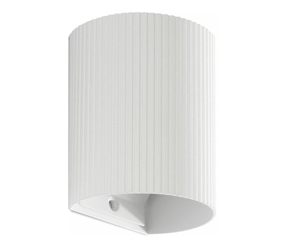 FARO Barcelona FARO 40526 - Nástěnné svítidlo SOLE 1xGU10/8W/230V bílá vroubkovaná kulatý