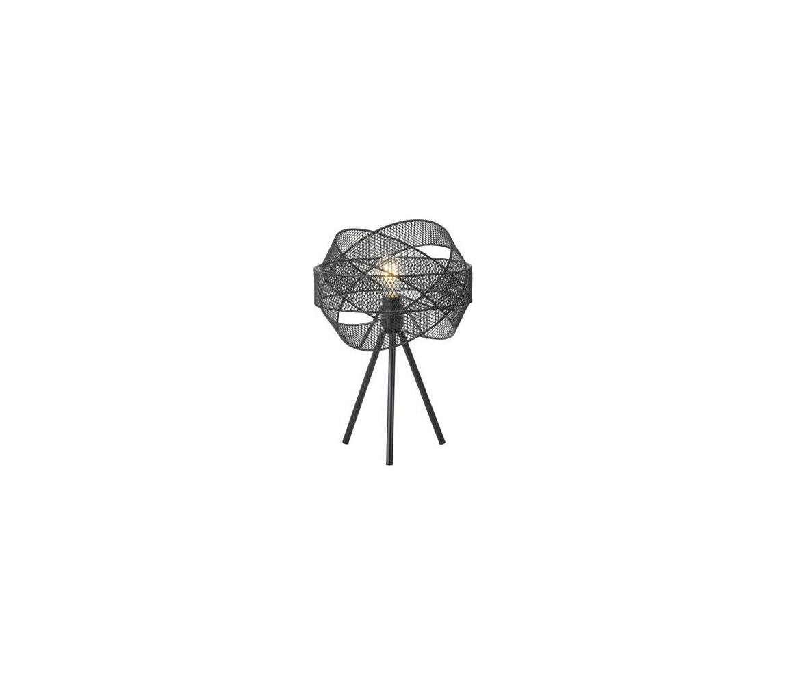 Eurolamp Stolní lampa 1xE27/40W/230V černá