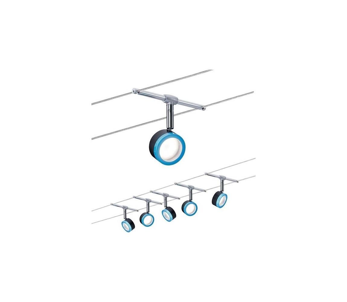 Paulmann Paulmann 3982 - SADA 5xLED/4W Bodové svítidlo do lankového systému TIP 230V