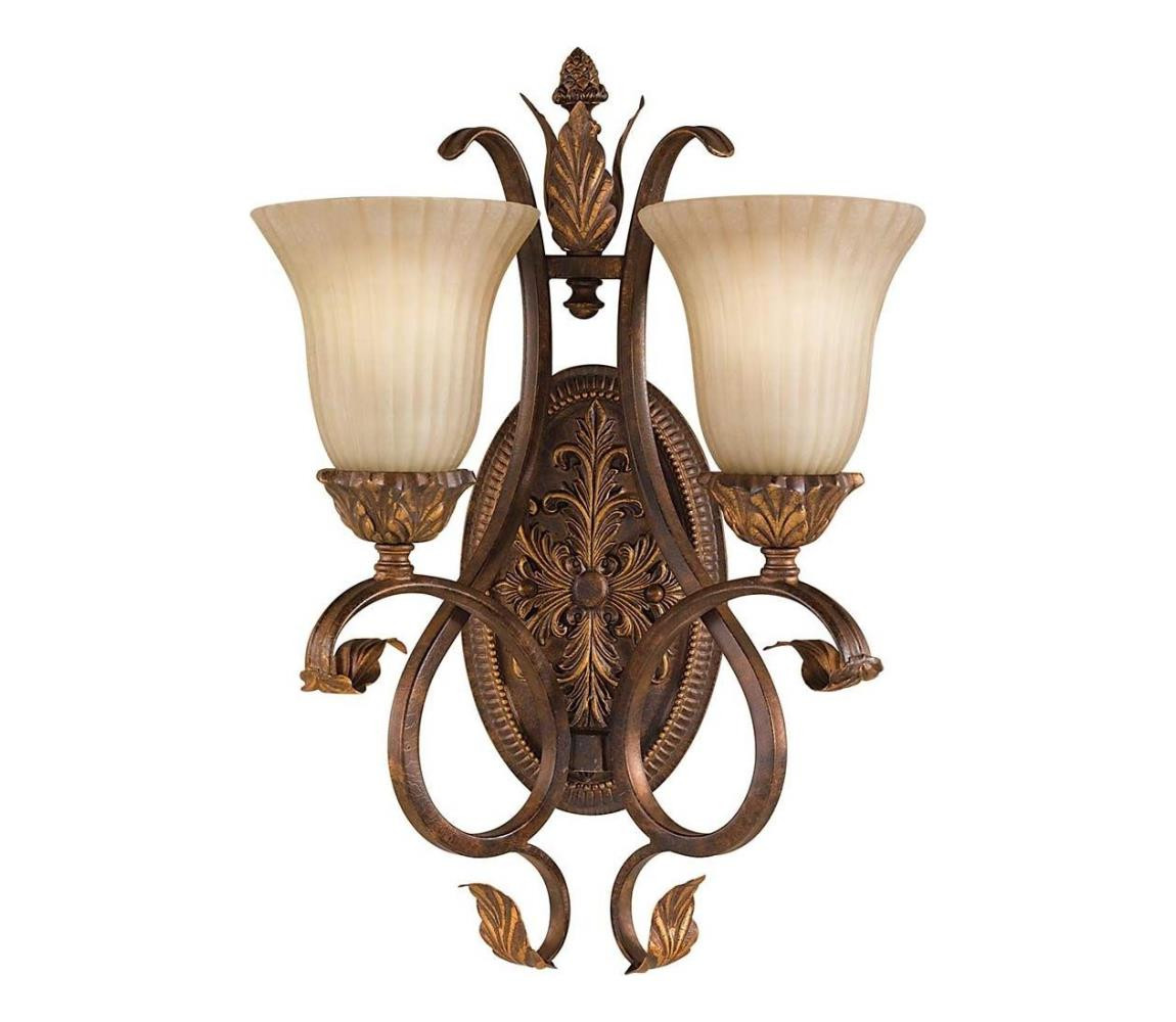 Elstead Feiss FE-SONOMAVALLEY2 - Nástěnné svítidlo SONOMA VALLEY 2xE27/60W/230V