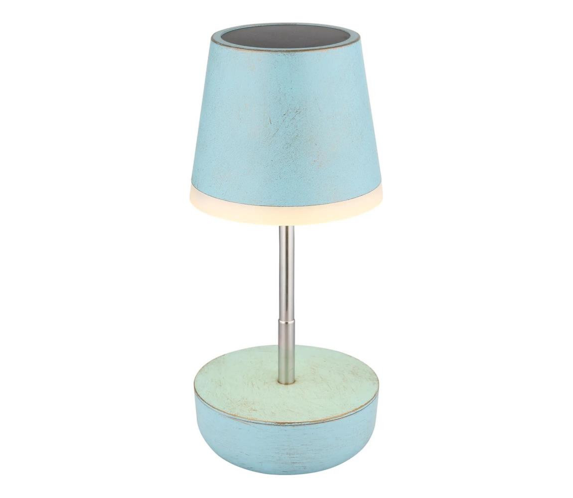 Globo Globo 36638B - LED Solární lampa 10xLED/0,06W/3V IP44 modrá