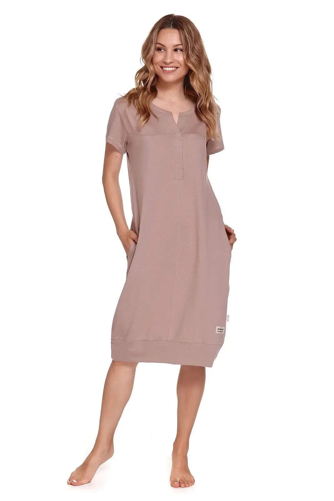 Dámská těhotenská košile 4348 beige