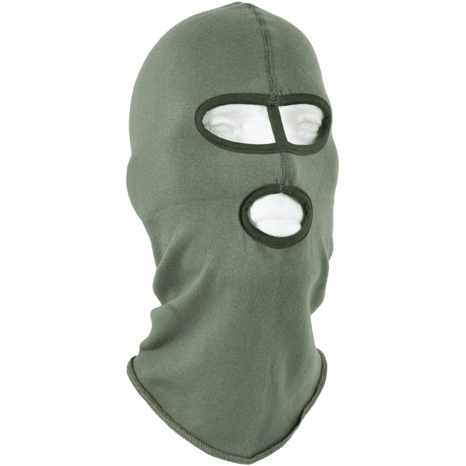 Kukla policejní P2 oči/dělicí pásek/ústa zelená