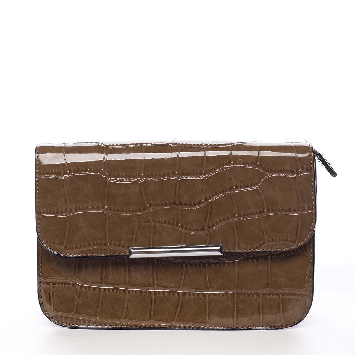 Dámská crossbody kabelka tmavá camel - Silvia Rosa Crakhe Camel