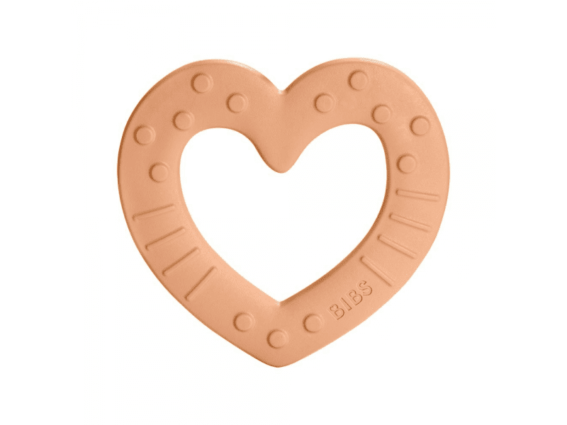 Bibs Baby Bitie kousátko Heart Peach