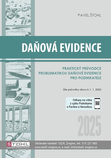 Daňová evidence 2025 - praktický průvodce - Pavel Štohl