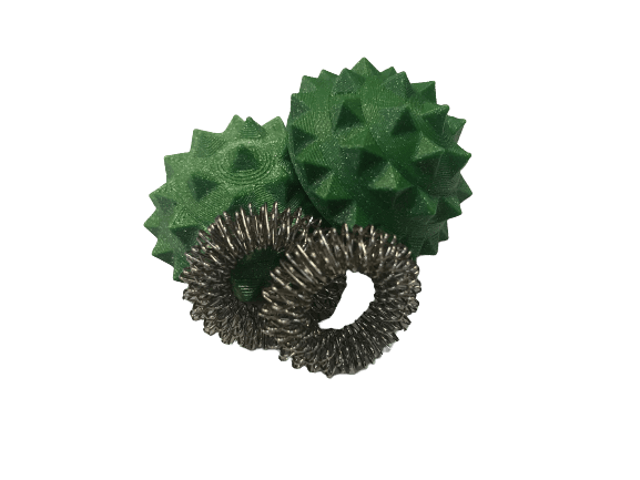 AcuPrime Masážní koule s 2 masážními prsteny