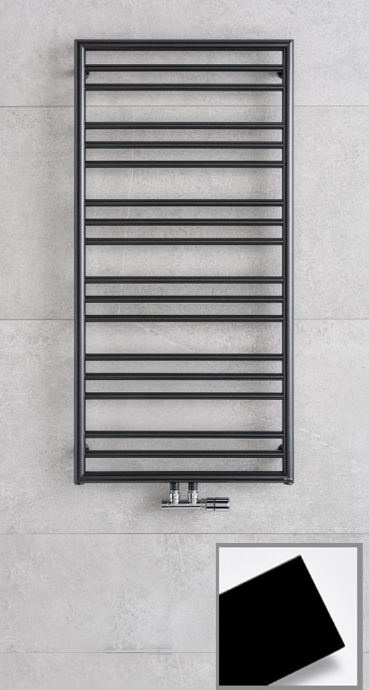 P.M.H PMH Sorano Frame SNF6 koupelnový radiátor 600x1630 mm - černá pololesk (P.M.H.)