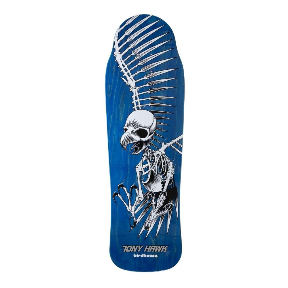 Birdhouse - Full Skull 2 - 9.75” Blue/White - deska