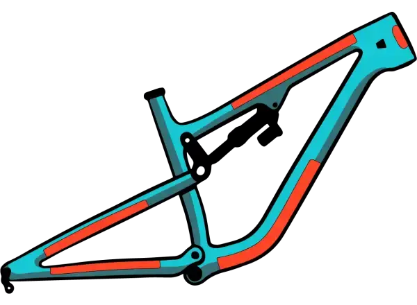 polep ochranný na rám RideWrap Essential MTB Gloss