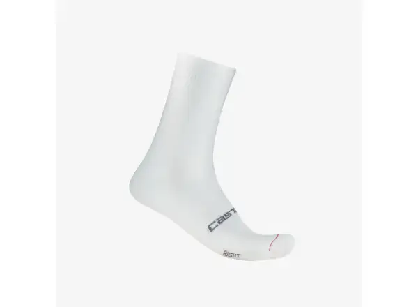 Castelli Espresso 18 cyklistické ponožky White vel. L/XL (40-43)