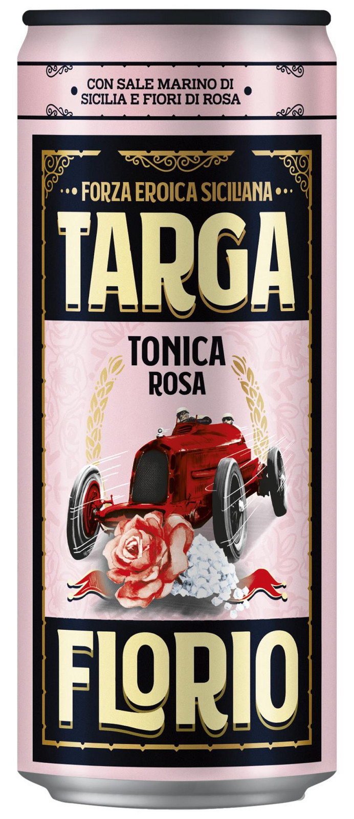 Tonic Targa Florio - růžový, plech, 24x 0,33 l
