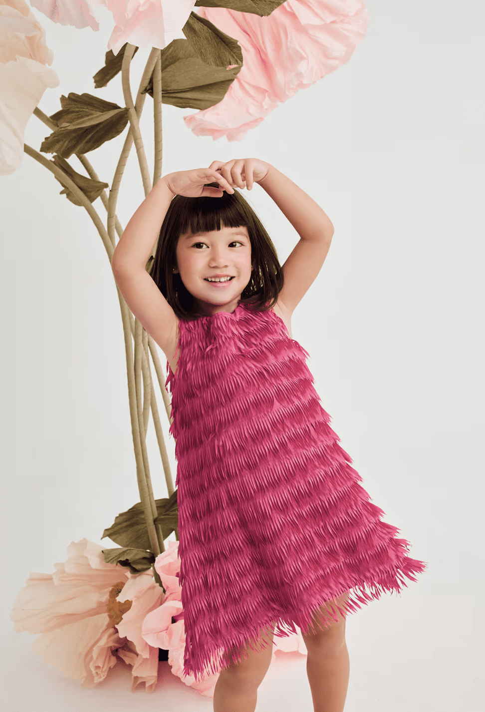 Abel & Lula dívčí šaty s třásněmi 5064 Velikost: 104