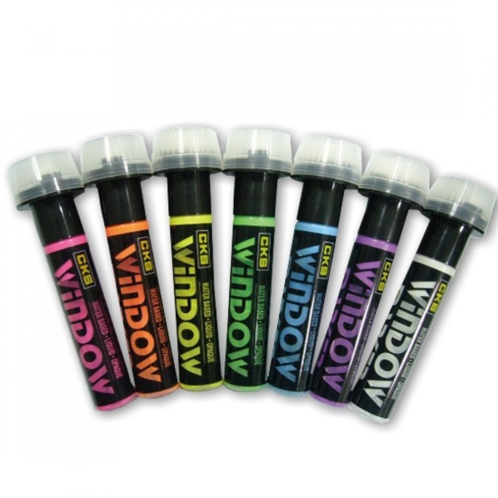 CKS CKS, CH-610, křídový popisovač na hladké povrchy, 1 ks Barva: Bílá