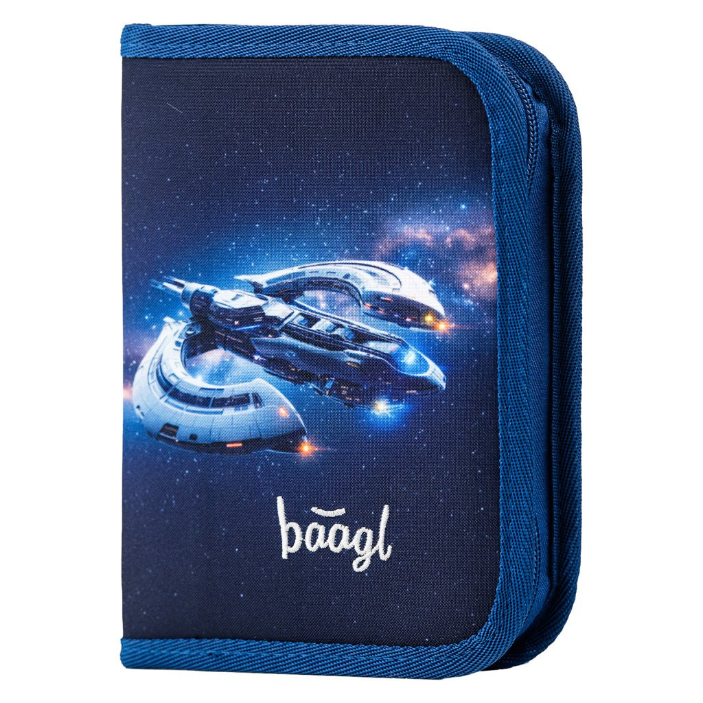 BAAGL Školní penál jednopatrový Vesmírná loď