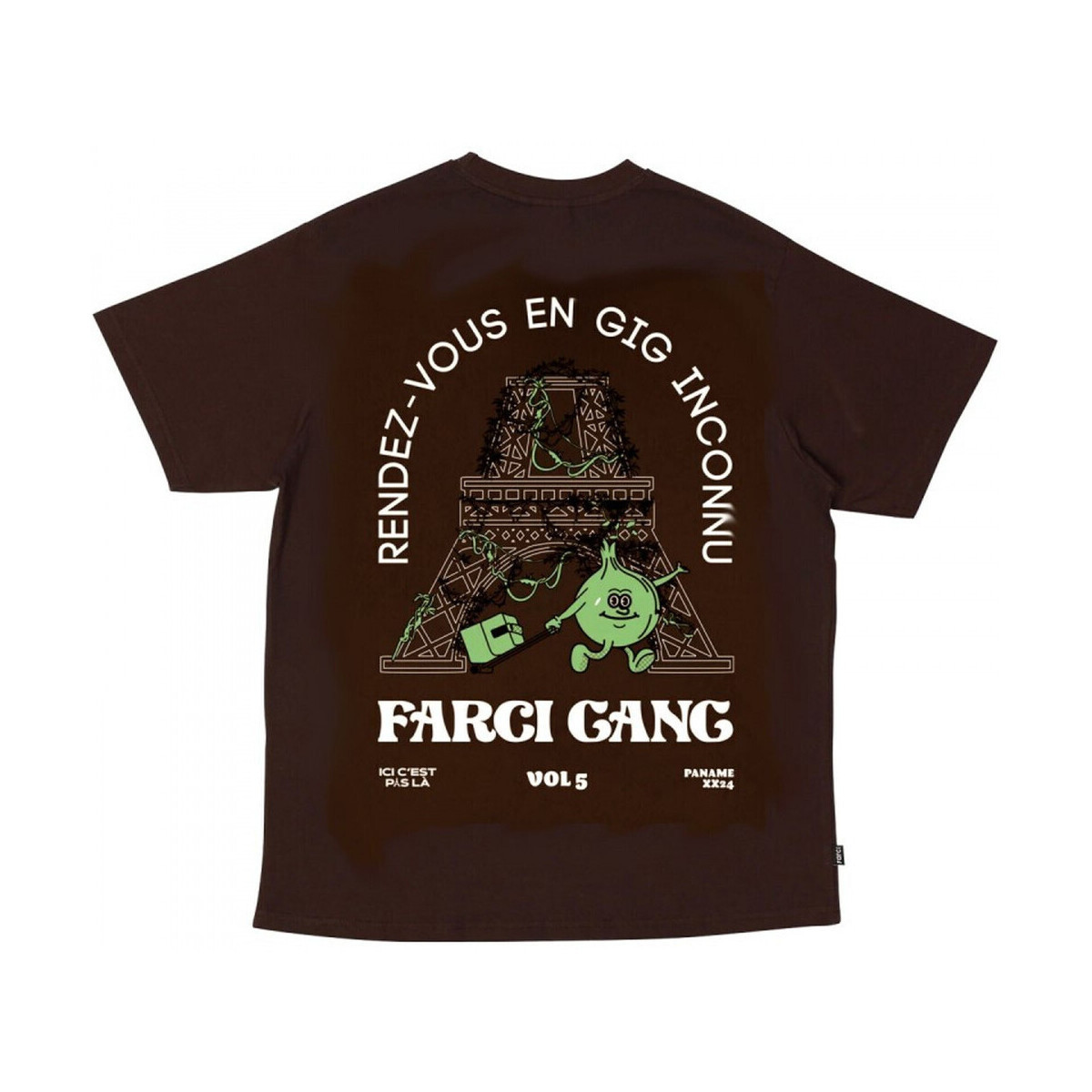 Farci  Tee gang 5  Hnědá
