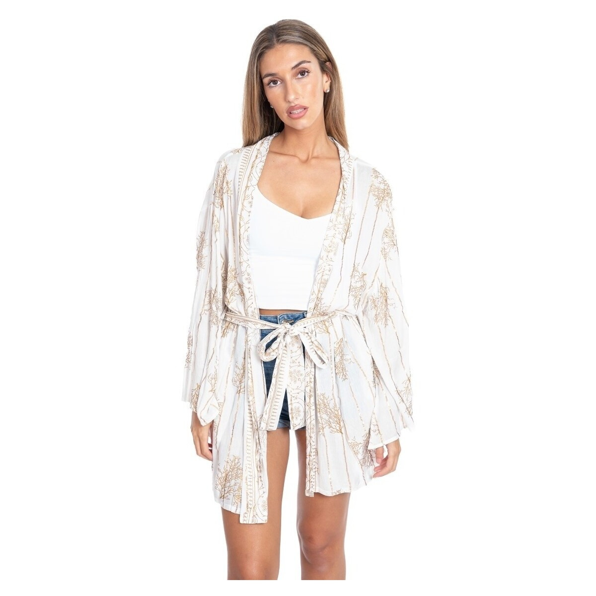Isla Bonita By Sigris  Kimono  Bílá