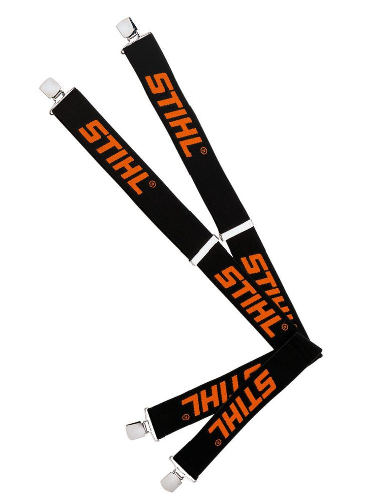 Šle s kovovými sponami STIHL černá
