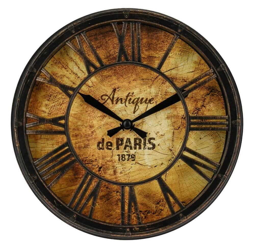 SEGNALE Nástěnné hodiny retro 21 cm KO-837000251